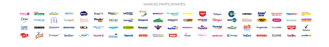 Productos participantes